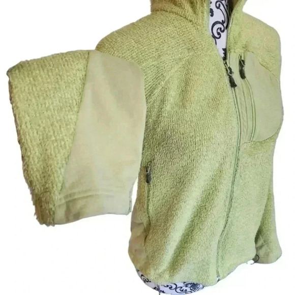 MEC Mountain Equipment Co-op Fleece Jacket Full Zip Green Women's size Medium - Picture 6 of 16